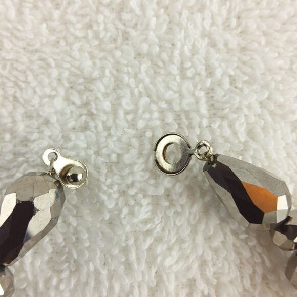 (3/$20) silver & gold tone linked beaded bracelets - Picture 5 of 12